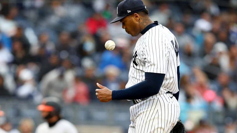 Aroldis Chapman no estará activado para la Serie Divisional de la Liga Americana ante los Guardianes de Cleveland.