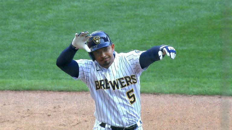 Eduardo Escobar rumbo a la Gran Manzana.