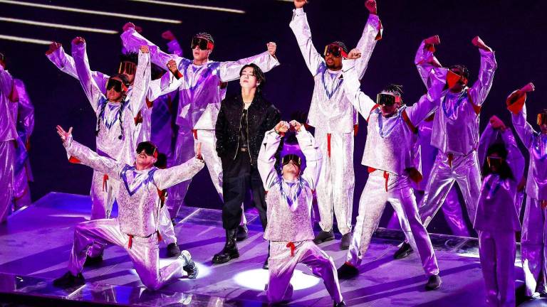 Jungkook, durante la inauguración del Mundial de Qatar.
