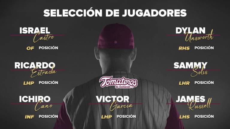Así eligió Tomateros de Culiacán en el Draft de la LMP.