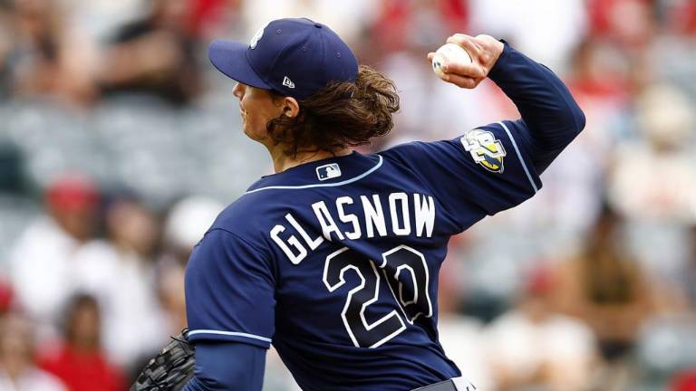 Tyler Glasnow es pretendido por varios clubes en esta temporada “muerta”.