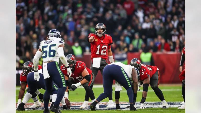 Tom Brady se sintió cómodo jugando en Alemania.