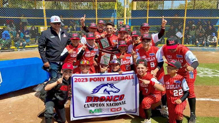 El equipo de la Liga Mazatlán se coronó campeón en la edición 55 del Torneo Nacional Infantil Mayor Pesada (11-12 años).