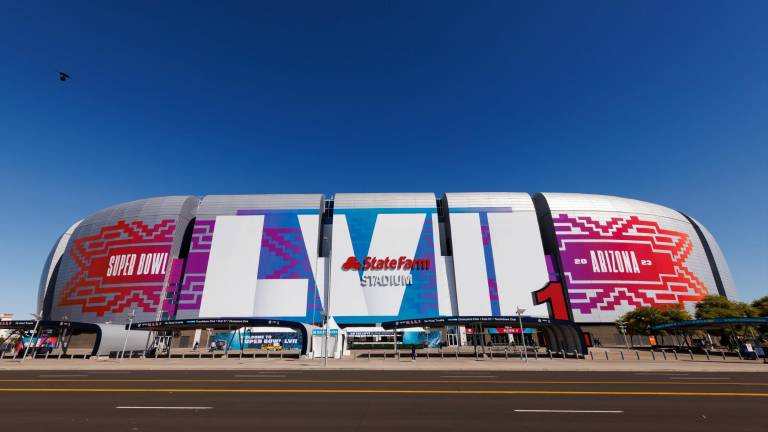 El estadio State Farm Stadium es la sede del Super Bowl.