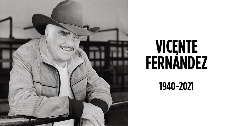 Mientras el público no deje de aplaudir... Vicente Fernández 1940-2021