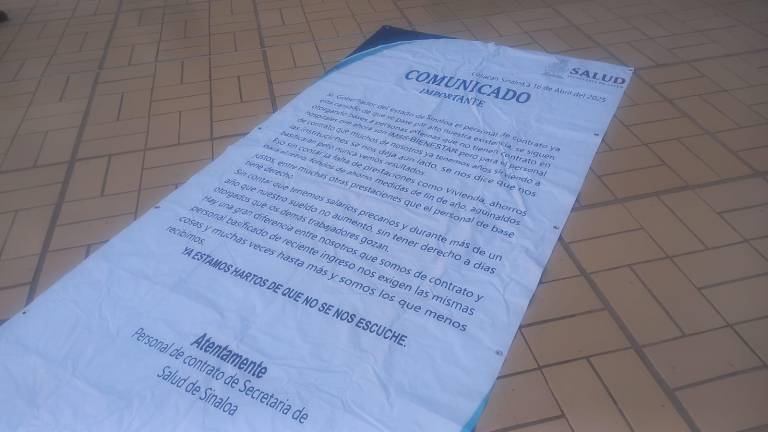 En Palacio de Gobierno ha habido manifestaciones reclamando la basificación en el sector salud.