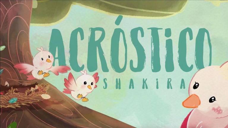 Shakira estrenará este día ‘Acróstico’.