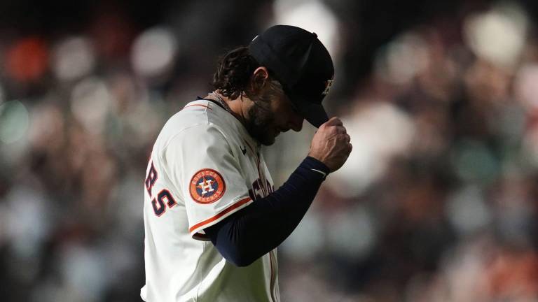 Lance McCullers tuvo una de sus peores aperturas la tarde del sábado ante los Rojos de Cincinnati.