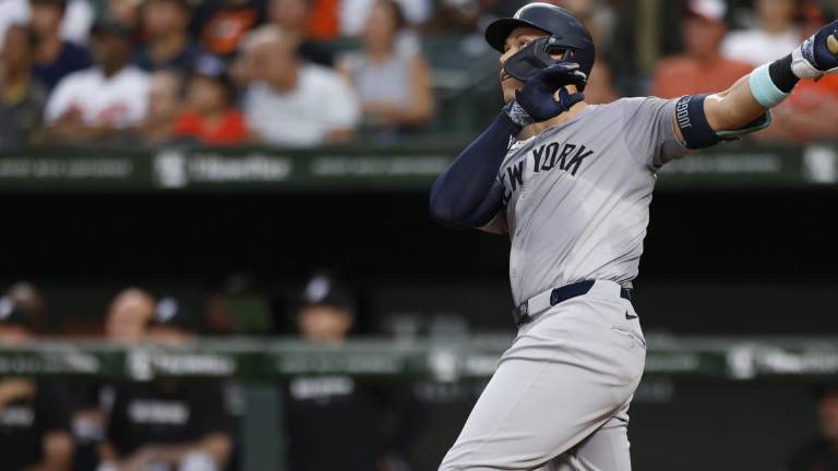 Aaron Judge llega a 33 jonrones en la campaña.