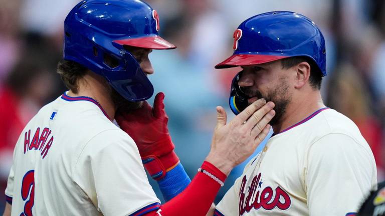 Bryce Harper y Kyle Schwarber ya están listos para volver a aportar con los Filis.
