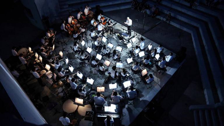 La Banda Sinfónica Juvenil reanudó sus conciertos celebrando a los niños.