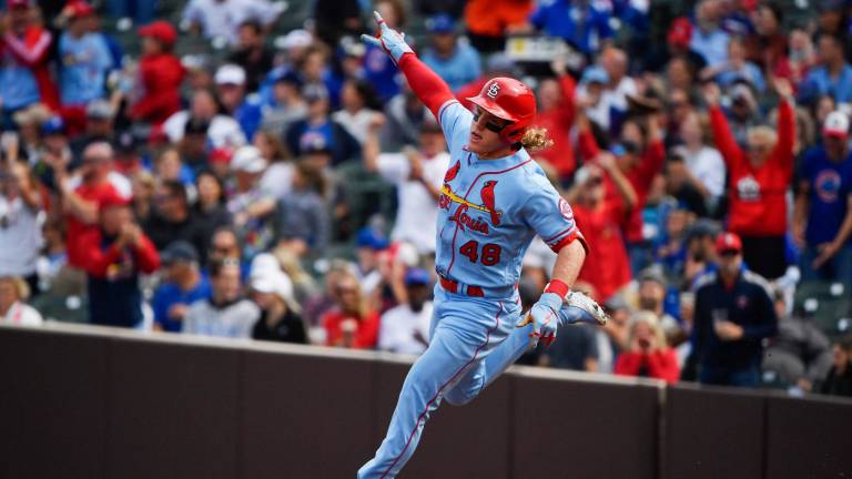 Harrison Bader ha resultado clave en el repunte de los Cardenales de San Luis.
