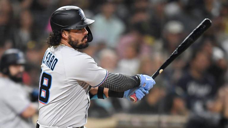 Jorge Alfaro buscará tener una nueva oportunidad, ahora con los Marlins de Miami.