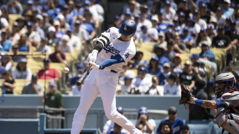 Shohei Ohtani lideró la paliza de los Dodgers sobre los Mets con histórico jonrón.