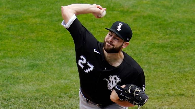 Lucas Giolito admite dos imparables en ocho entradas.