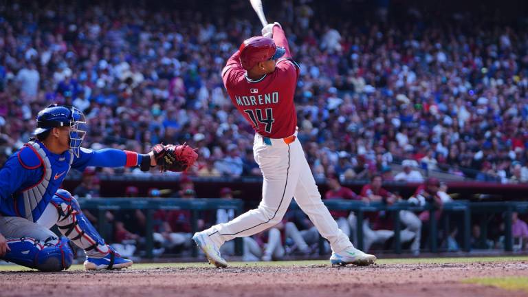 Gabriel Moreno ha tenido un fuerte inicio de temporada con los Diamondbacks.