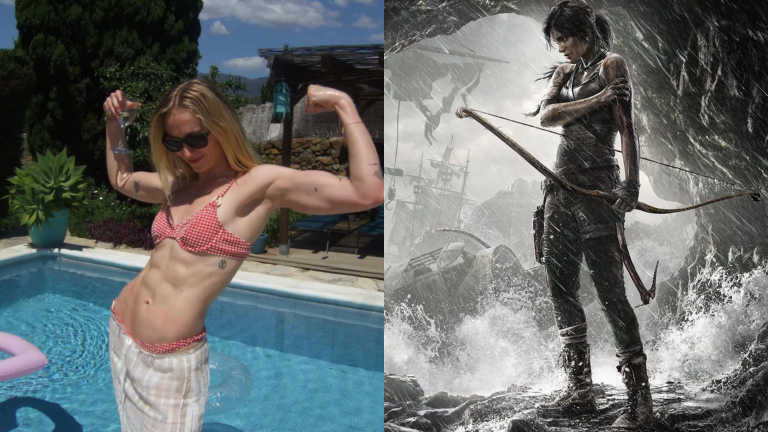 Sophie Turner se prepara para interpretar a Lara Croft en la serie de Amazon.