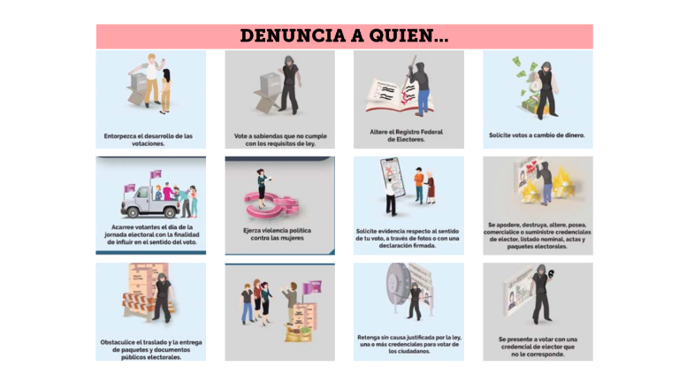 Es muy importante que, de ser posible, los ciudadanos cuenten con el mayor número de datos del ilícito y evidencias para interponer la denuncia.