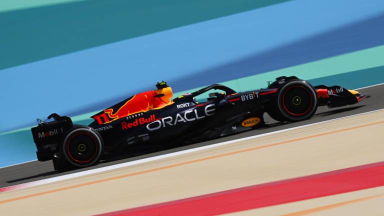 Sergio “Checo” Pérez probó su monoplaza.