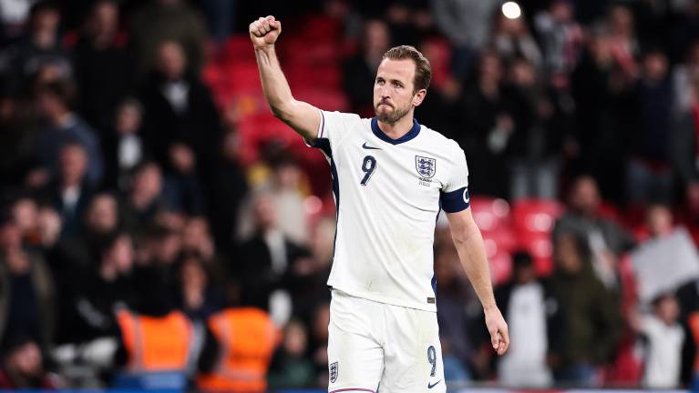 Harry Kane festeja su gol.