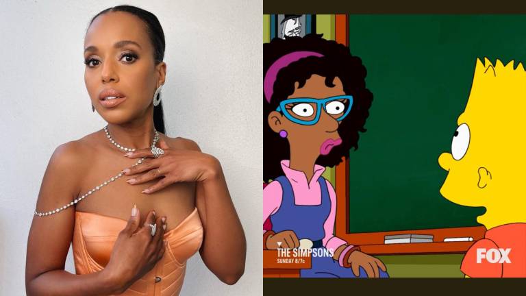 Kerry Washington se une a Los Simpson para dar voz a la nueva maestra de Bart Simpson.