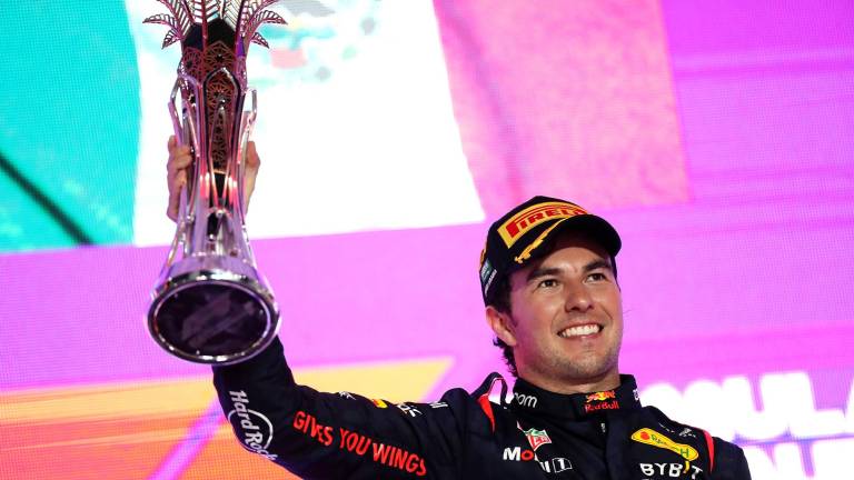 Sergio “Checo” Pérez disfrutó su carrera.