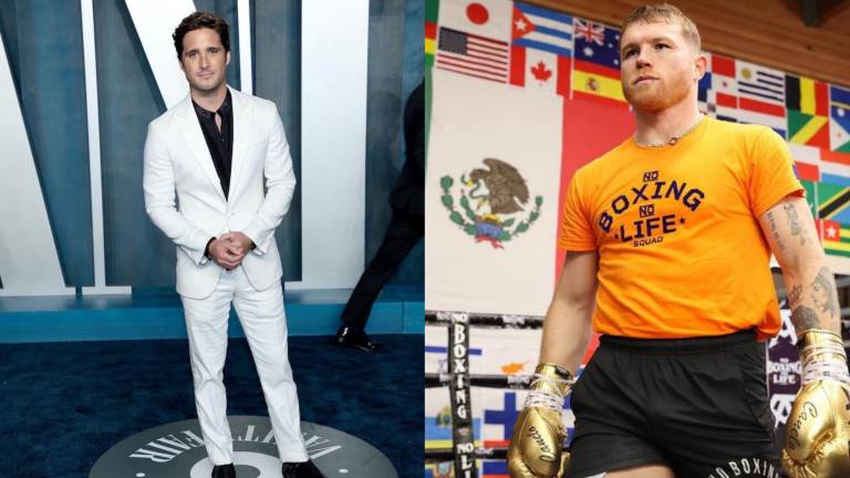 Canelo Álvarez y Diego Boneta cantan canción de Luis Miguel.