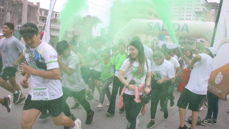 La competencia se realizó bajo un ambiente deportivo y de convivencia familiar.