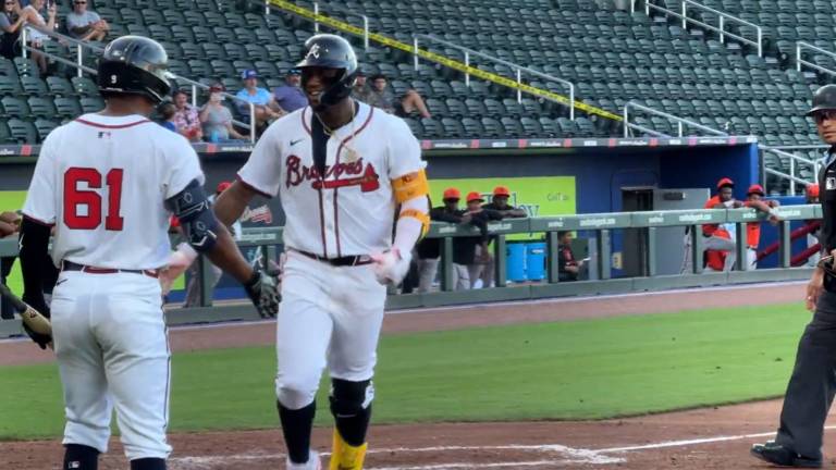 Ronald Acuña Jr. da un paso más en su rehabilitación.