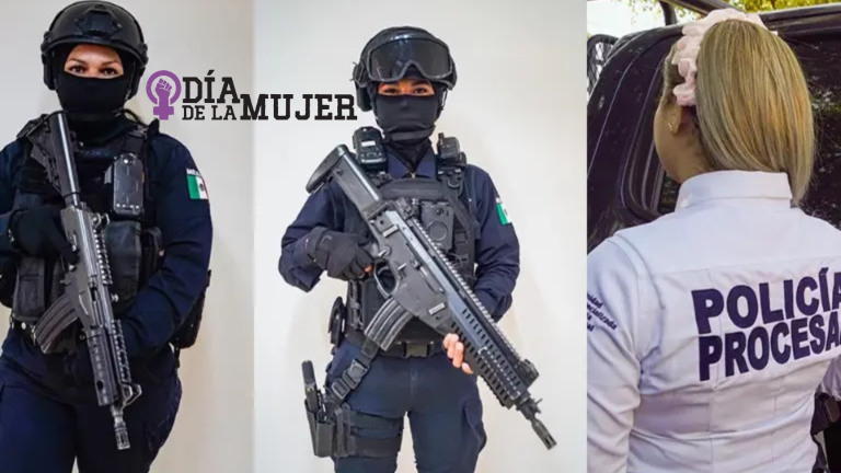 En la lucha contra la inseguridad, también mujeres que buscan preservar el estado de derecho.