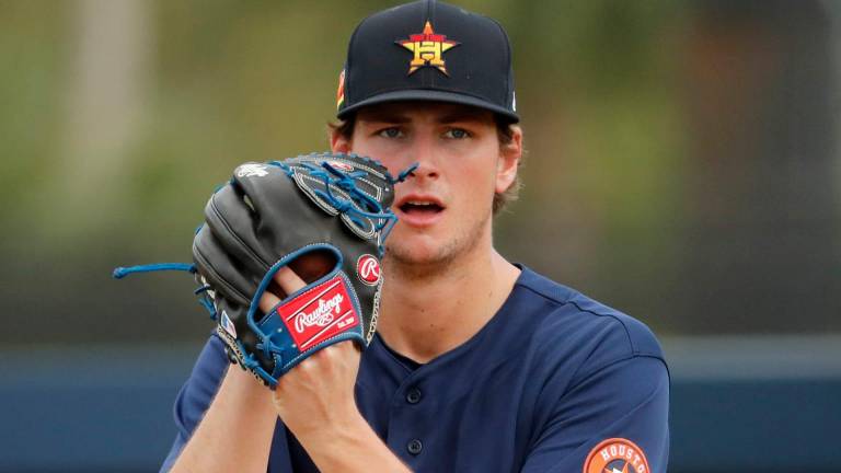Forrest Whitley, lanzador de Astros de Houston.