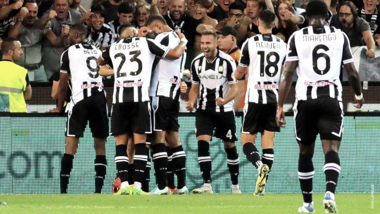 Noche mágica para el Udinese.