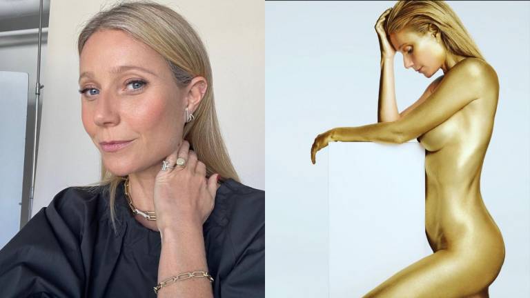 Gwyneth Paltrow posa desnuda para celebrar sus 50 años.
