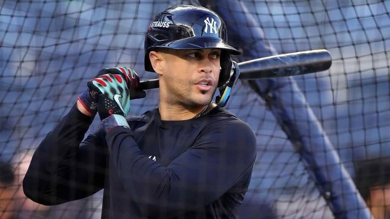 Giancarlo Stanton fue inhabilitado a finales de marzo.