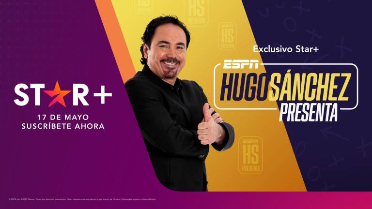 La imagen promocional del show de Hugo Sánchez.