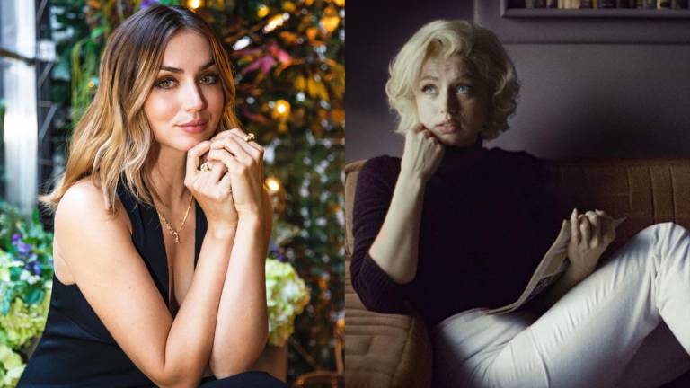 Ana de Armas se transforma en Marilyn Monroe para la película ‘Blonde’.