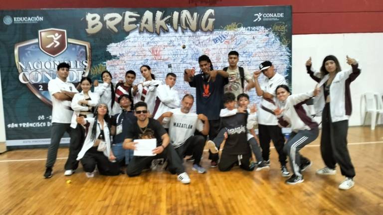 La selección Mazatlán de breaking se encuentra motivada.