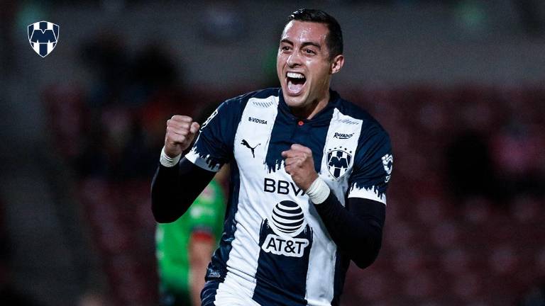 Rogelio Funes Mori celebra su gol.
