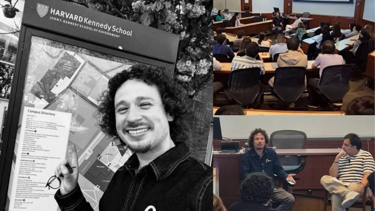 Villar también compartió a través de sus historias que tuvo la oportunidad de recorrer las instalaciones del campus.