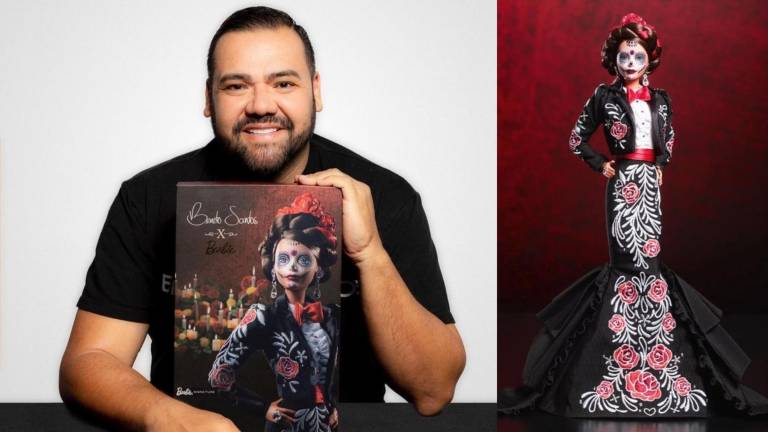 Benito Santos viste a Barbie con diseño mexicano inspirado en la charrería.