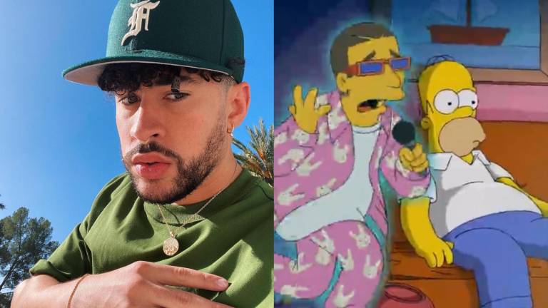 Bad Bunny sorprende al lanzar videoclip animado con “Los Simpson”.