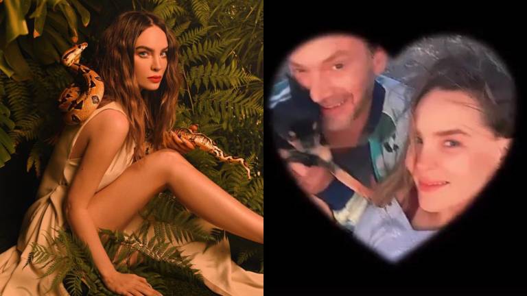 Belinda comparte video en la playa junto al actor Guillermo Pfening.