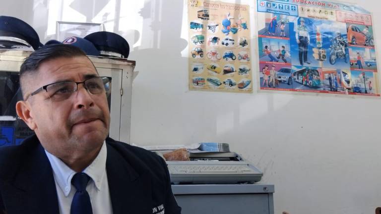Carlos Alberto Ordóñez Sandoval, coordinador del Departamento de Educación Vial en Mazatlán.
