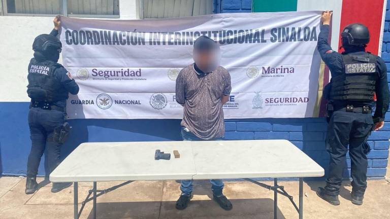 El arma y el detenido fueron puestos a disposición del Ministerio Público para las investigaciones correspondientes.