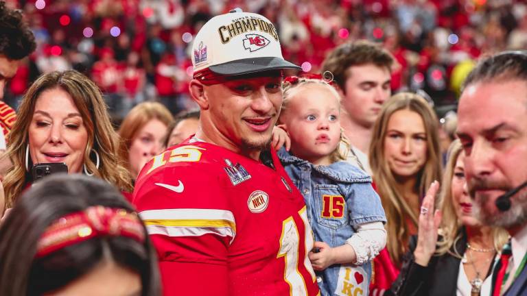 Patrick Mahomes sumó su tercer anillo de campeonato.