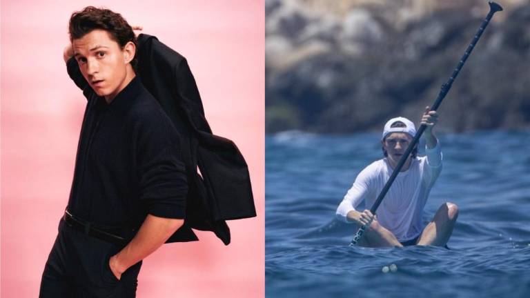 Tom Holland es captado en Cabo San Lucas junto a su hermano Harry.