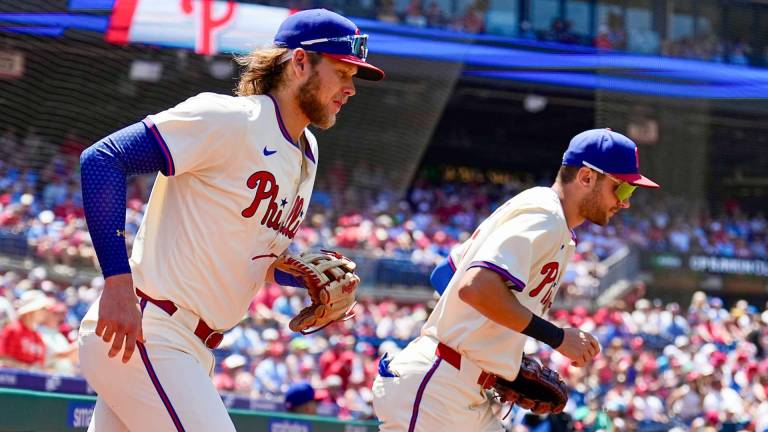 Alec Bohm y Trea Turner serán dos bajas sensibles para los Filis en la recta final de la temporada regular.