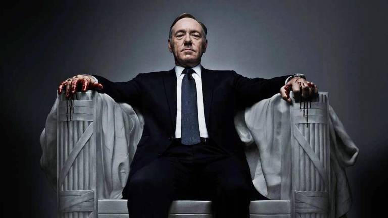 Kevin Spacey en la Serie de House of Cards.