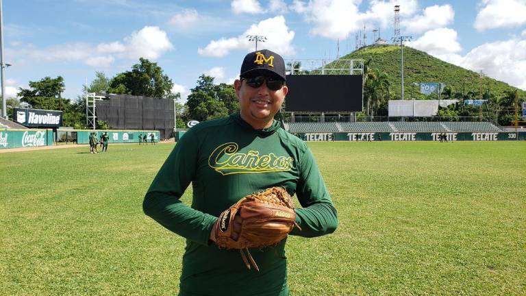Fabián Cota se muestra optimista sobre la próxima temporada de los Cañeros de Los Mochis.