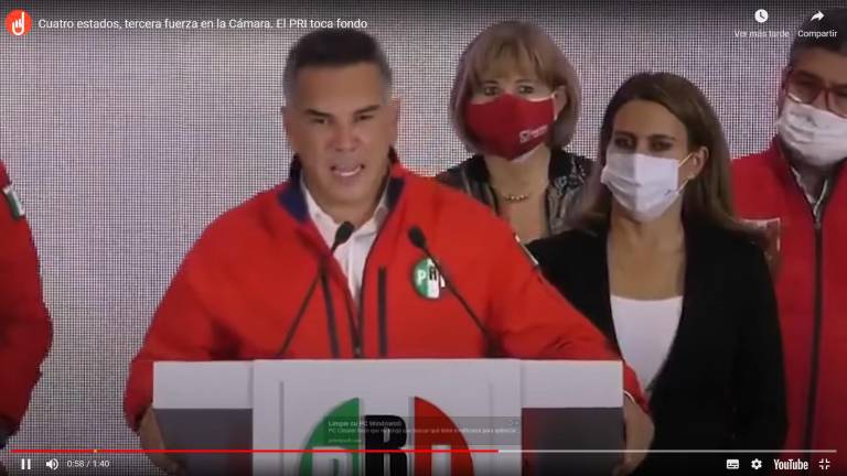 Cuatro estados, tercera fuerza en la Cámara. El PRI toca fondo
